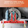2pcs Heavy Duty Car Wheel Alignment Tool Plates Adjustable Automotive Wheel Leveling Aligner Toe Plates Wheel Balancing Supplies