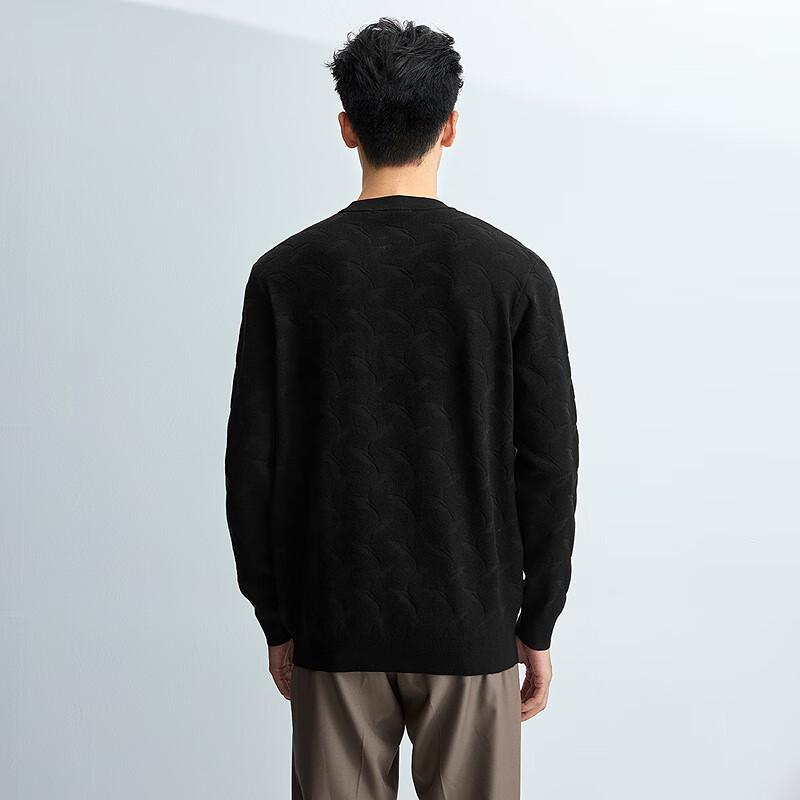 HLA Мужской Шикарный Вневозрастной Деловой Повседневный Свитер с Длинным Рукавом