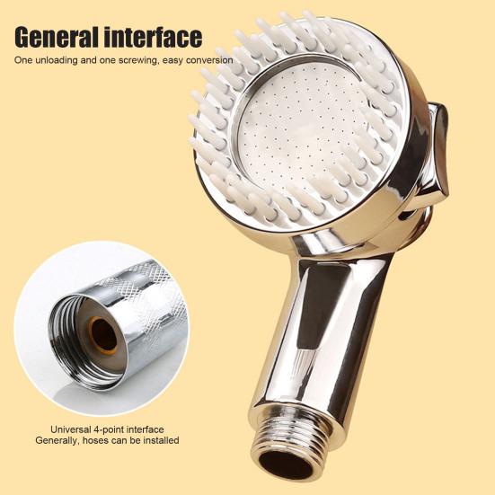 Насадка для душа для собаки, ручной распылитель высокого давления с массажной щеткой, принадлежности для душа для питомцев для купания собаки