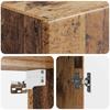 Wall Mounted Cabinet Reclaimed Wood Look 33 x 34.5 x 90 cm Particleboard
