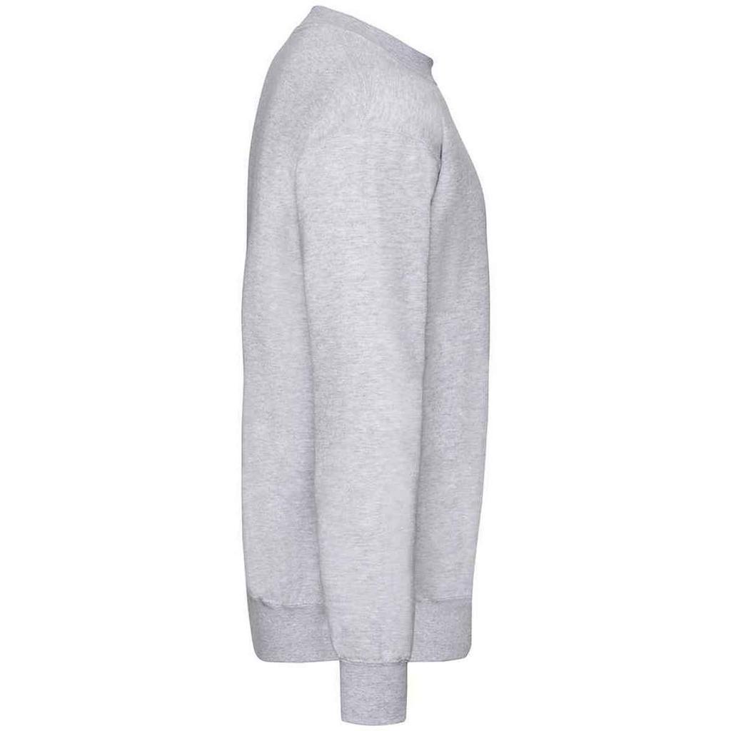 FRUIT OF THE LOOM Унисекс взрослый свитшот с втачным рукавом из полихлопка
