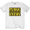 Унисекс Хлопковая Футболка с Логотипом Public Enemy для Взрослых
