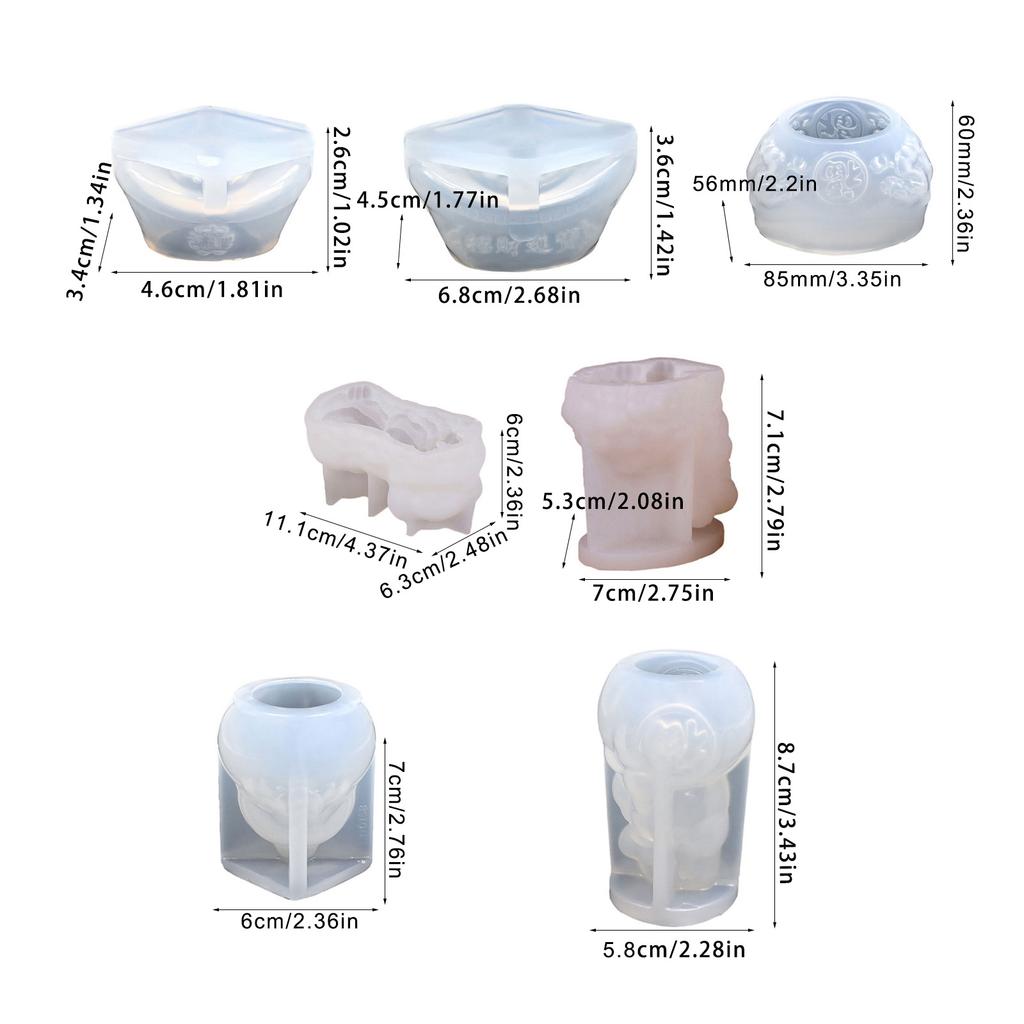 Силиконовые формы для угощений на китайский Новый год. Гибкие силиконовые формы для муссовых тортов. Идеально подходят для поделок своими руками и праздничной выпечки.