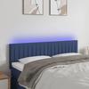 VidaXL LED Headboard Bedroom Furniture Double Bed Accessory Head of Bed Frame Interior Blue 3121854