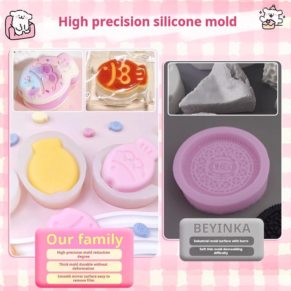 DIY Squeezing Making Silicone Kit taba Cat Paw Squeeze Toys for Kids Boys Girls Gifts Fufu Squishy AB Glue DIY Handmade Kits