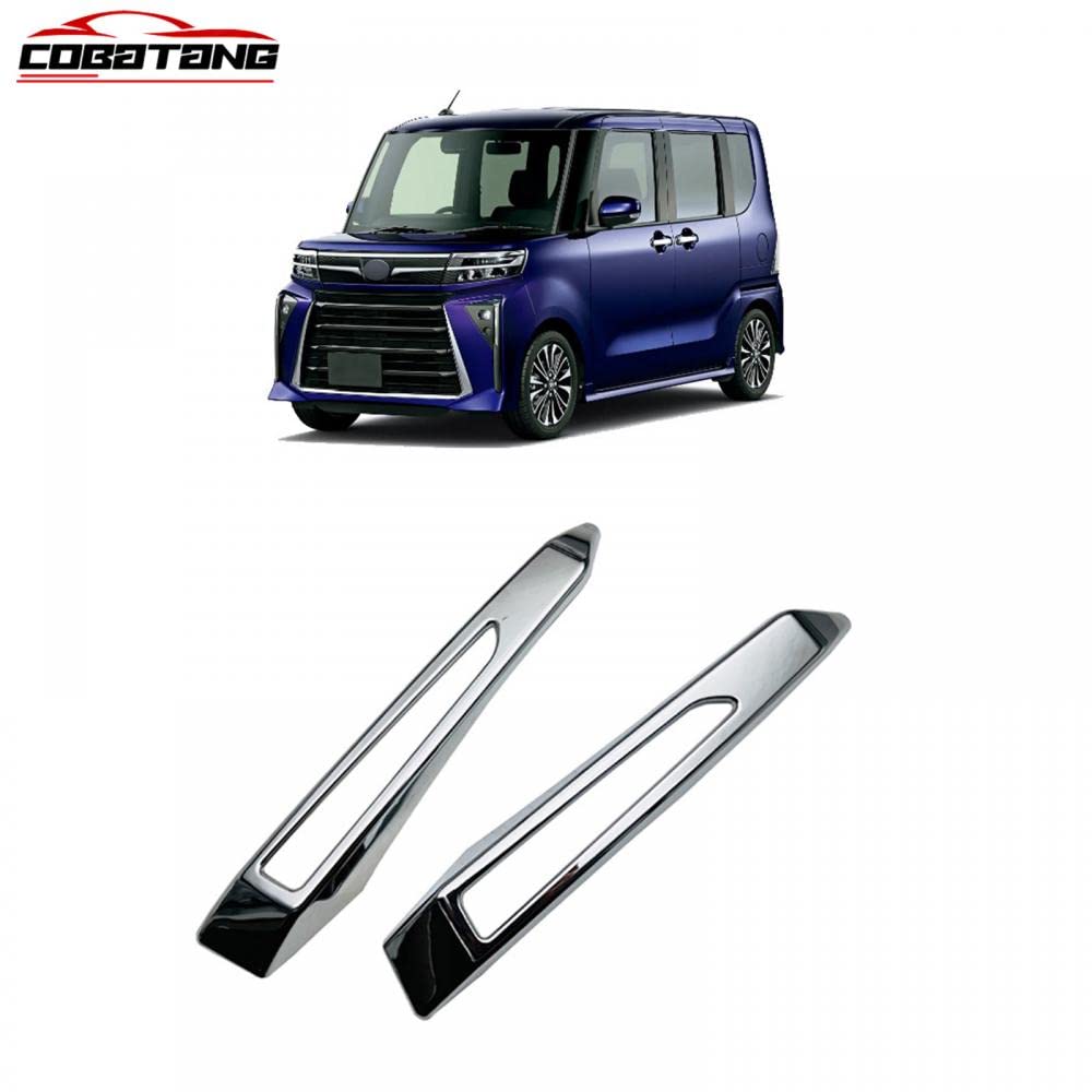 Daihatsu New Tanto LA650S LA660S Поздняя модель Задний противотуманный фонарь Декоративная накладка Рамка отражателя Хромированная крышка Внешние детали Аксессуары Тюнинг [COBATANG]