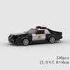 Классический Автомобиль Скорость MOC Внедорожник Гонки Полиция Модель Строительные Кубики Родстер Транспортное средство Город Супер Гонки Блоки Технический Рождественский подарок