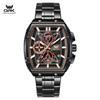 OPK Men's Waterproof Quartz Watch Luminous Multifunctional Dial Wine Barrel Type New 8