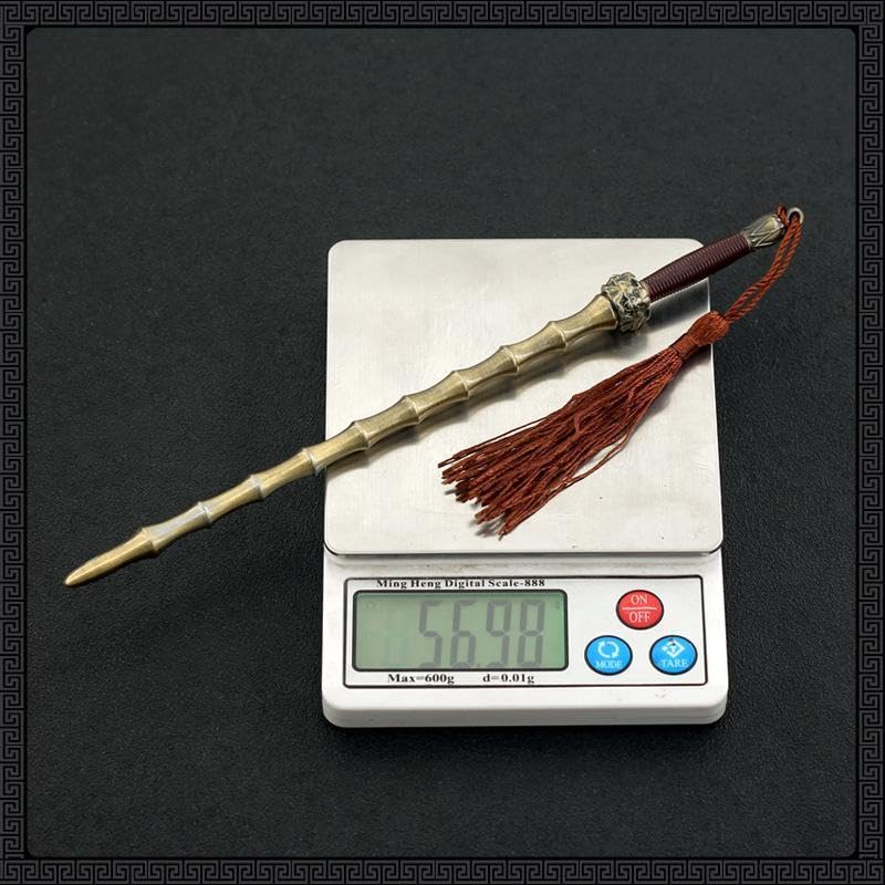 [Nekogamiyama] Suikoden General Hero Weapon Hu Yan Zhuo Twin Whips, Total Length 22cm (2 Pieces) / Miniature Figurine Collector's Decor