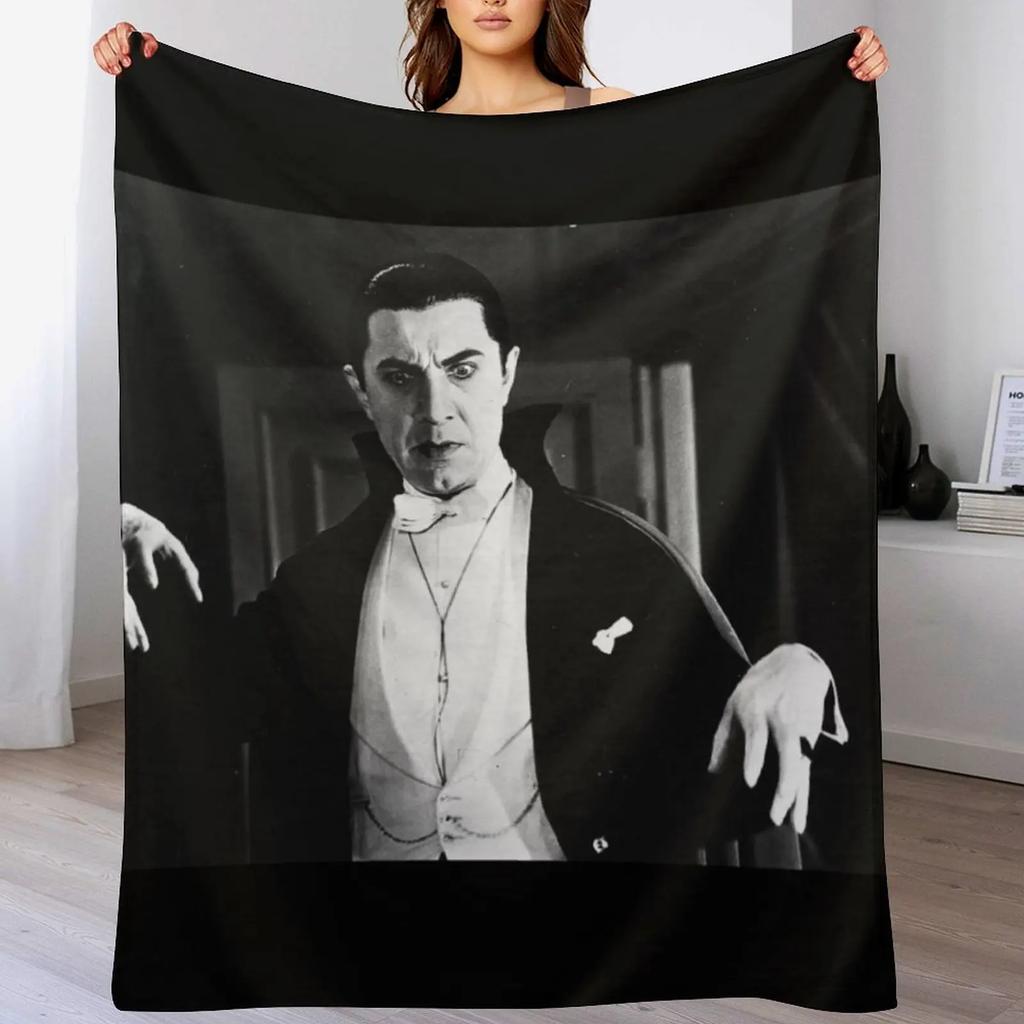 Classic Dracula Throw Blanket Flannel Fleece Soft Warm Throw Blanket