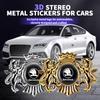 Bfdqw8 3D Металлическая Корона Стиль Автомобиля Наклейка-значок для Декора Кузова Багажника Аксессуары Для Skoda Octavia 2 Fabia Karop Superb Rapid Kodiaq