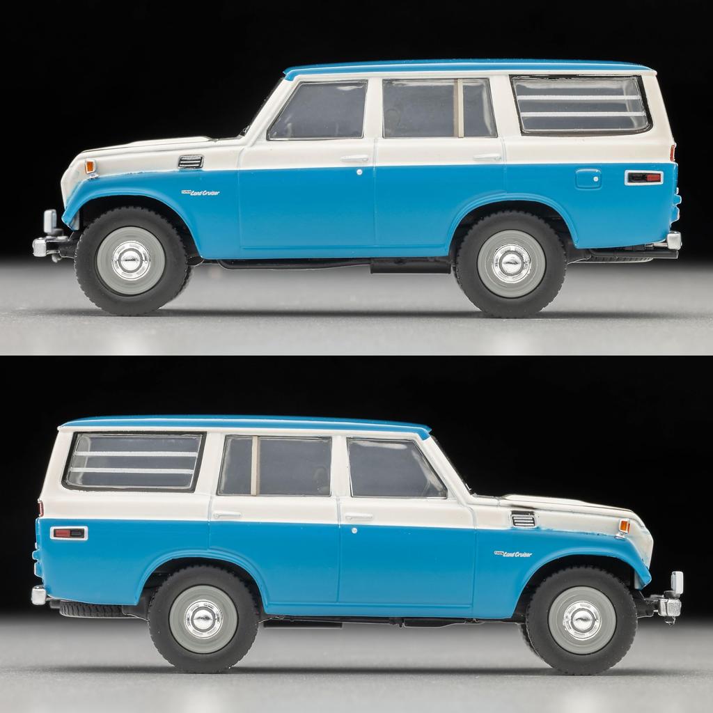 TOMYTEC Tomica Limited Vintage LV-104d Toyota Land Cruiser FJ56V БелыйСиний Готовая модель 333265