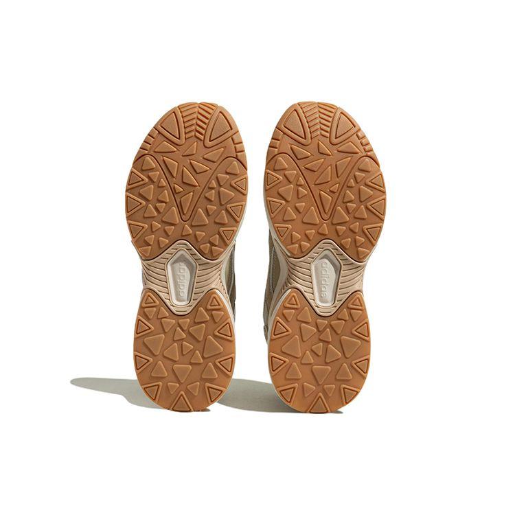 adidas Neo JZ Runner Ткань Кожа Замша Трендовые Универсальные Прочные Легкие Низкие Повседневные Кроссовки Унисекс Коричневый IG9433