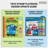 Kids Icon Tayo Thump Thump Thump Stamp Playbook, популярные корейские игрушки Kids Icon