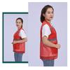 Mesh Safety Vest Sleeveless Style See-through Vest Men Women V-neck Vest  Summer Season