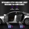 for Audi 2pcs Car HD Projector Lamp LED Door Welcome Light Sline Quattro RS S4 S5 S6 S7 S8 A3 A4 A5 A6 A7 A8 Q7 RS5 RS6 RS7