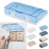 Waterproof Splash Box Socket Protector Double Sockets Electric Plug Cover Switch Protection Box