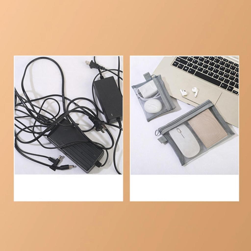 Портативный автобус ID кредитных карт сумка для хранения небольшой сетчатый мешок для монет кошелек для денег органайзер для кабеля наушников