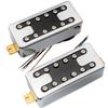 Artec MVH6A Neo Traditional H Filtertron Alnico 5 Humbucker Pickup Neck/Bridge PU Set for Electric Guitar, Chrome