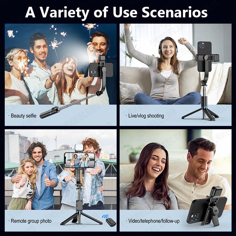 Штатив для селфи со светодиодной подсветкой, съемный кронштейн для телефона, монопод с беспроводным пультом дистанционного управления для Huawei iPhone Android Xiaomi