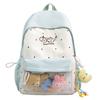 Schoolbag new high-value schoolbag female sweet dopamine cute cartoon backpack high school student lightweight large-capacity backpack