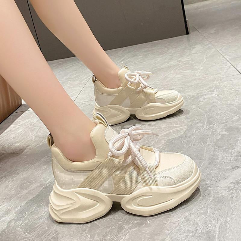 New Sneakers for Women Fashion Solid Color Breathable Women's Vulcanize Shoes Solid Color Ladies Sport Shoes Zapatos Mujer