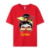 Spain Flag Heart Heartbeat For Spain Men Girl Cute Men's Top T-Shirts Tops Shirt Printed Tops Shirts Camisas Basicas Hombre