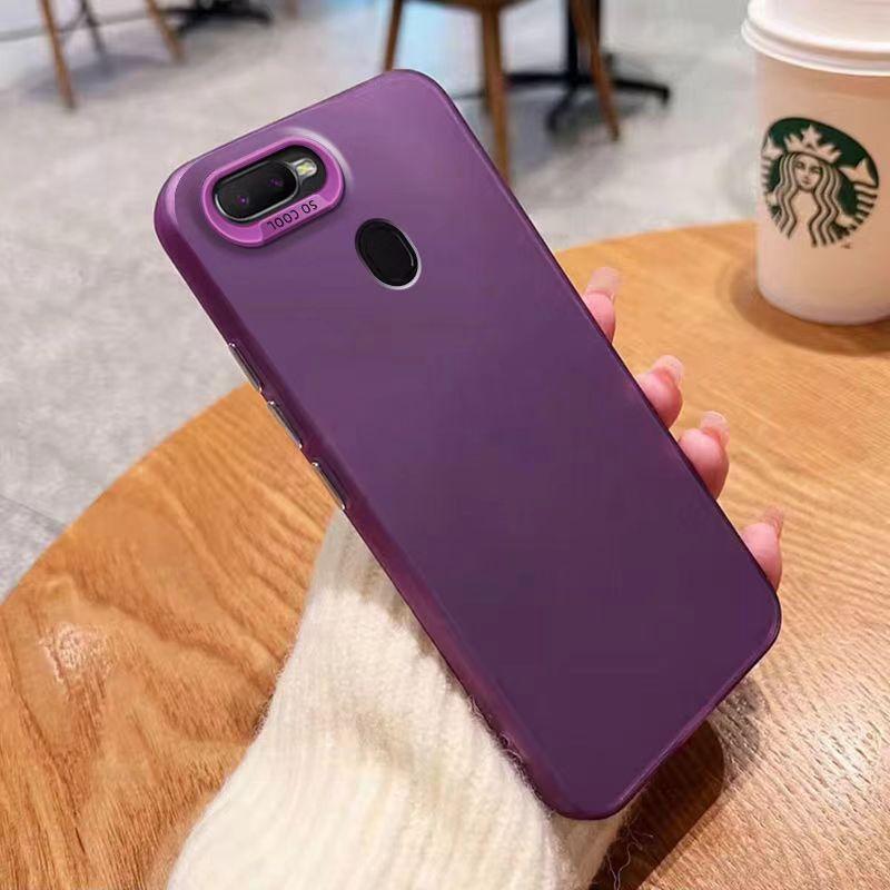 For OPPO A5s Case OPPO A7 Phone Case Oppo A7x A7N Cover Oppo A12 A12S OPPO F9 F9 Pro A5s Luxury Metallic Aurora Skin Matte Cover