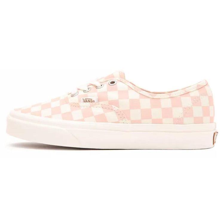 Vans Authentic Eco Theory - Checkerboard Peachy Keen Unisex Sneakers Pink Natural VN0A5HZS9FP