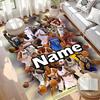 Custom Name Personalized NBA Print Carpet, Versatile Home Decor Rug, for Playroom, Apartment, Balcony, Entryway, Hallway Gift