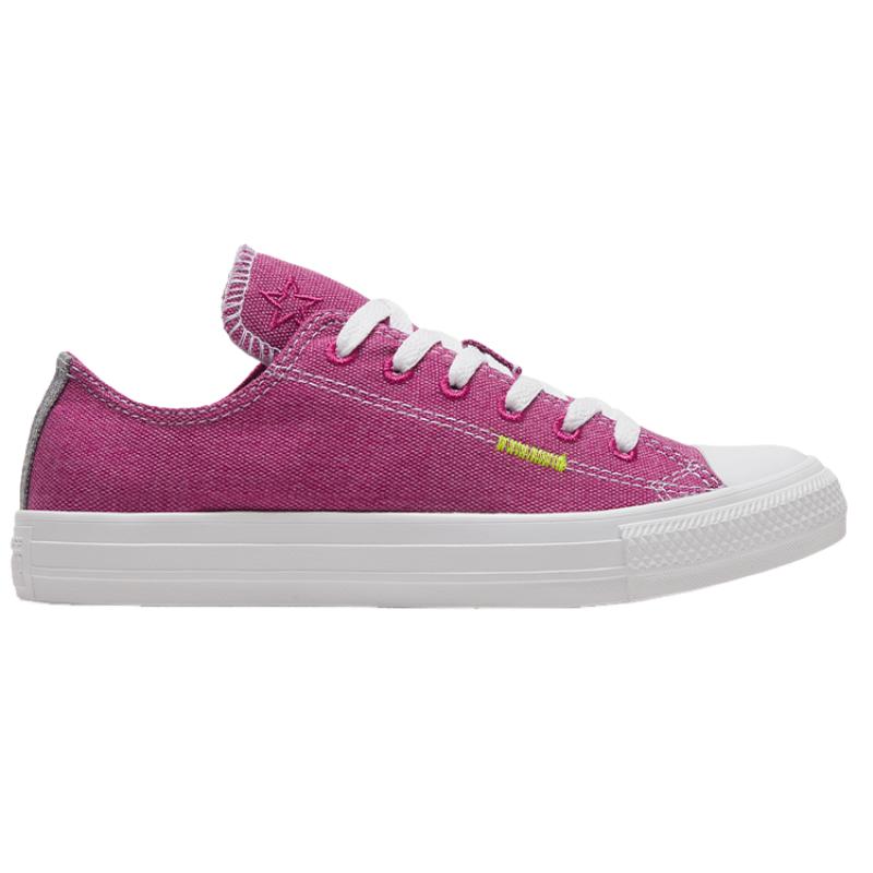 Converse Кеды Chuck Taylor All Star на шнуровке, низкие, парусиновые, унисекс, розово-красные