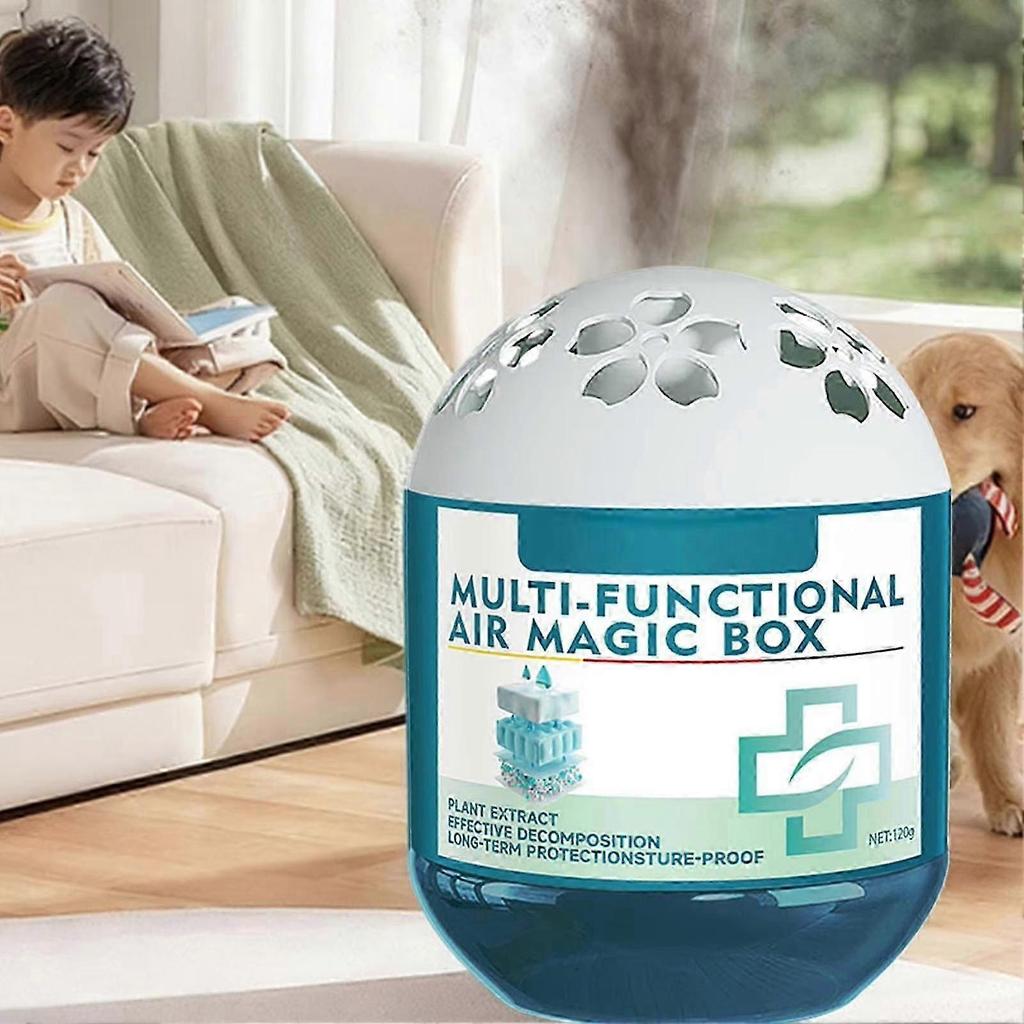 1-5x Dust Remover Air Magic Box - Automatic Dust Collection & Fresh Air, No Electricity & Noise for Indoor Use