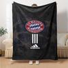 Bayern Munich Emblem Blanket Soft Warm Cozy Suitable for Office Bedding Couch Four Seasons Universal Playful Design Gift for Travel Home Birthdays