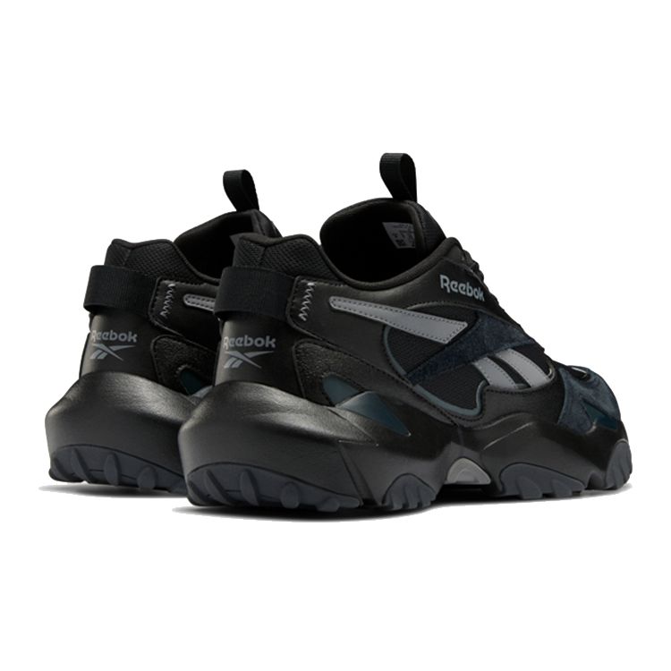 Reebok Fluffipuff Шнуровка Низкие Кроссовки Папы Унисекс кроссовки Черный HP7489