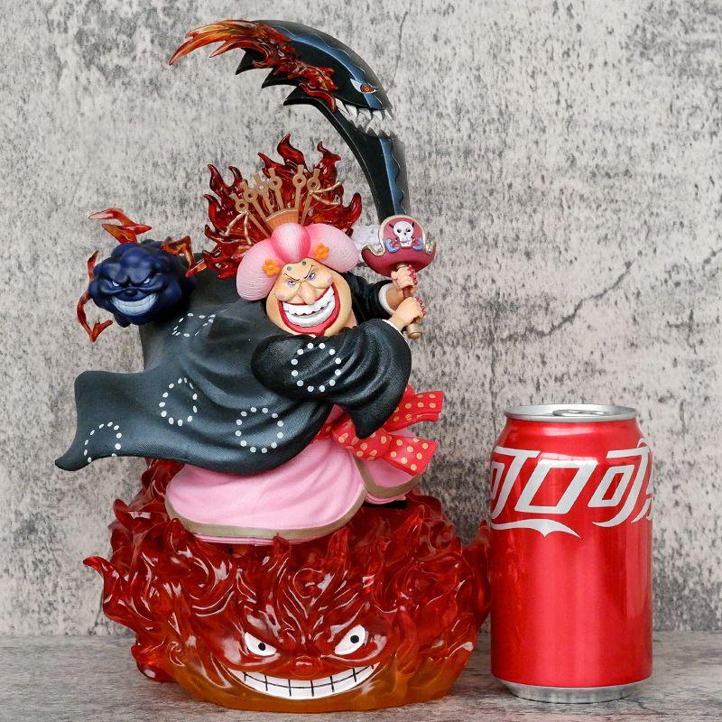 One Piece Sea-Dominating Auntie Kaido Lingling Zeus Resonance Can Glowing PVC Ocean Emperor Table setup 11.02inch/28cm Toys Gift