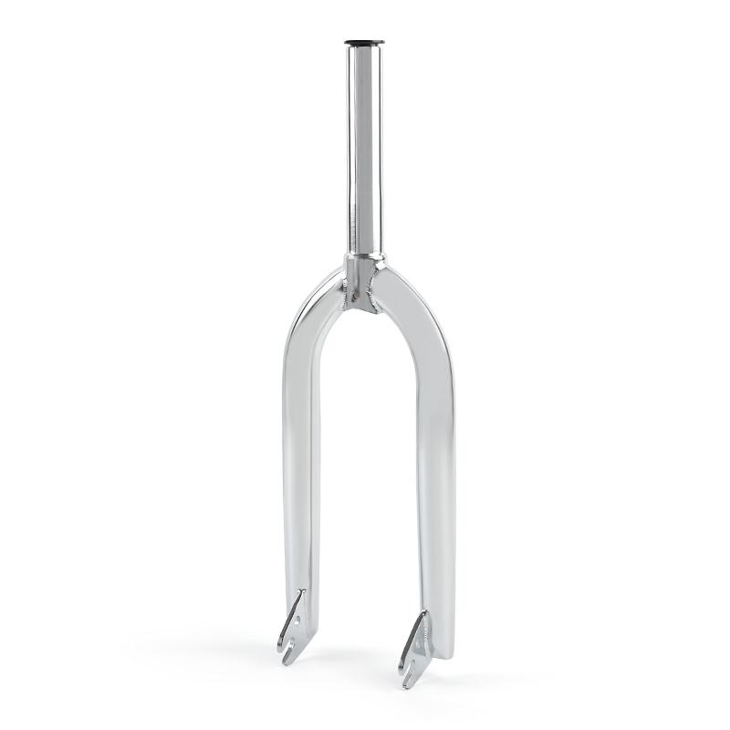 20"BMX Bike Front Fork CR-MO 28.6*163mm Performance Bicycle Black Chrome Front Forks
