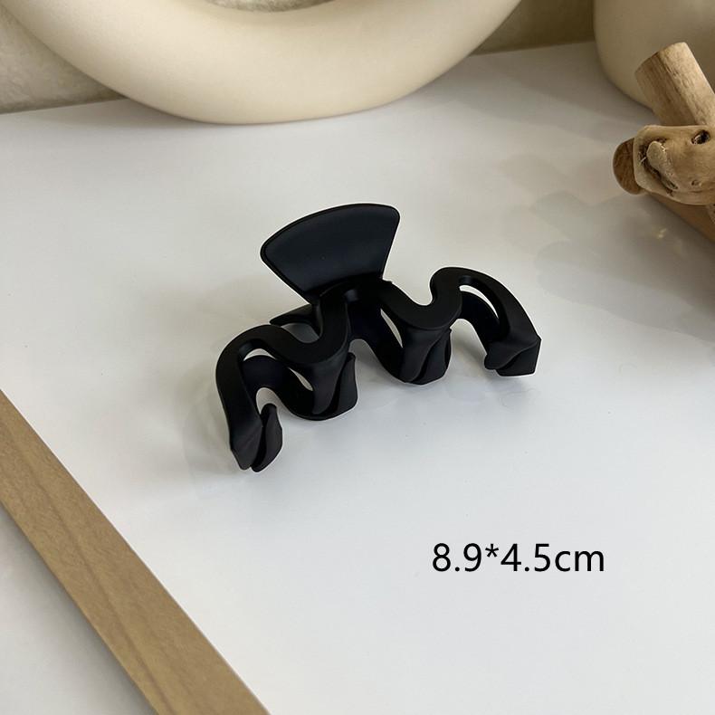 1pcs Korean Coffee Large Hair Claws Acrylic Hairpins Barrette Crab Hair Clips Headwear for Women Girls Braiders Hair Accessories