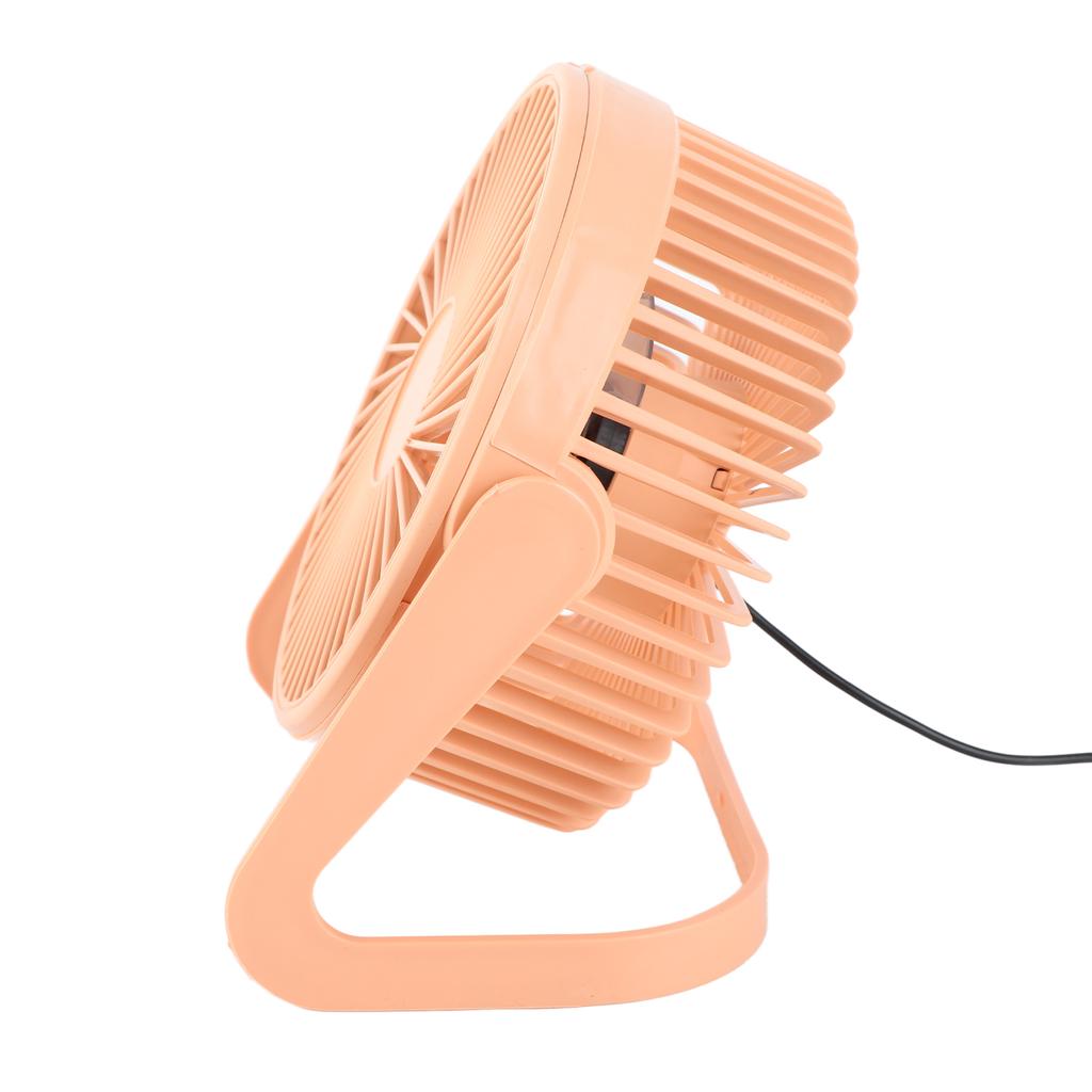 Настольный вентилятор 360 градусов вращения Низкий уровень шума Бесщеточный двигатель Питание от USB Портативный Маленький настольный вентилятор для дома Рабочего стола   Путешествий