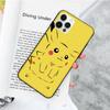 JP34 Pikachu Black Soft Case for Xiaomi Poco X6 X4 M5 M6 F5 F6 C65 C55 C50 C51 C40 Pro Redmi 14C A3X 13C 12C 11T 10A 9C Note 7 6 8A Plus