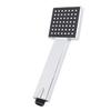 Square Handheld Shower Head Single High End Shower Head Top Spray Silver