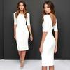 Women's Stylish Dress Leather Handmade Casual White Soft Lambskin Party Wear Genuine