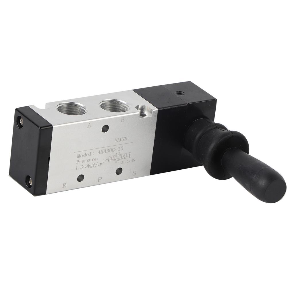 Pneumatic Manual Control Valve 5 Port 3 Position Hand Lever Valve 0.0.8Mpa (4H230C-08)