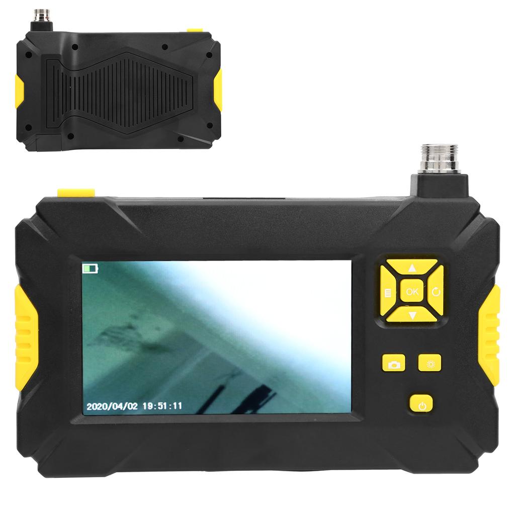 P30 3.9mm 4.3in LCD Endoscope 1080P Borescope Pipeline Inspection Camera with 6 Lights2 M 6.6ft