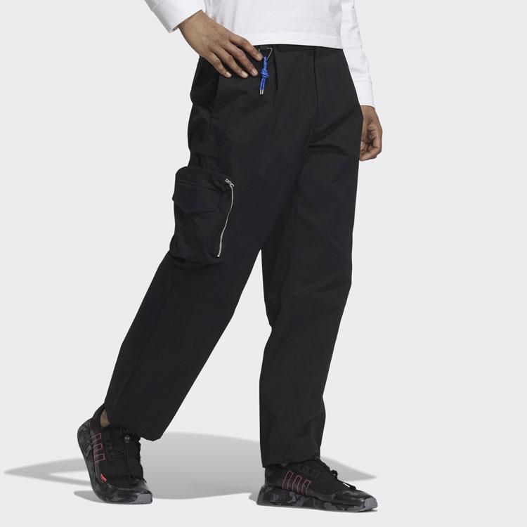 Adidas Мужские джоггеры свободного покроя Originals на шнурке с боковыми карманами, черные HD0315