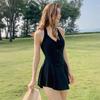 DK Women's Swimsuit Slimming One-Piece Hot Spring Swimwear