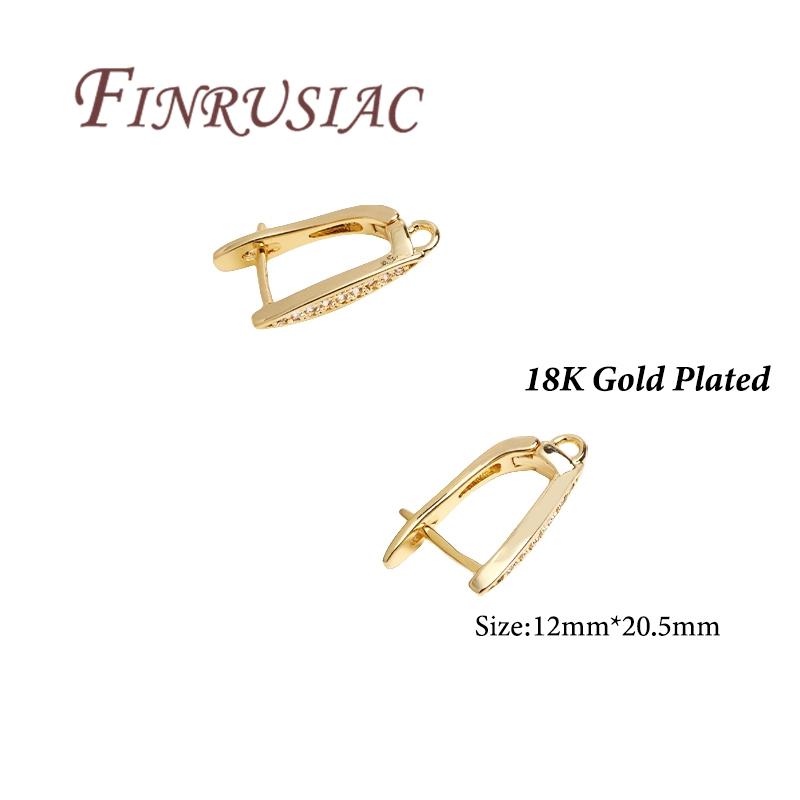 1 пара/лот 18K Позолоченные Французские Крючки для серег, Швензы, Застежки для серег, Аксессуары для изготовления серег своими руками