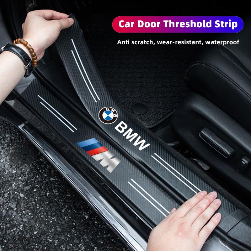 Car Door Decals Carbon Fiber Threshold Anti Scratch For BMW F20 F40 F30 F34 F22 F44 F32 F36 F07 F10 E70 E46 E90 E92 E60 E39 OH6