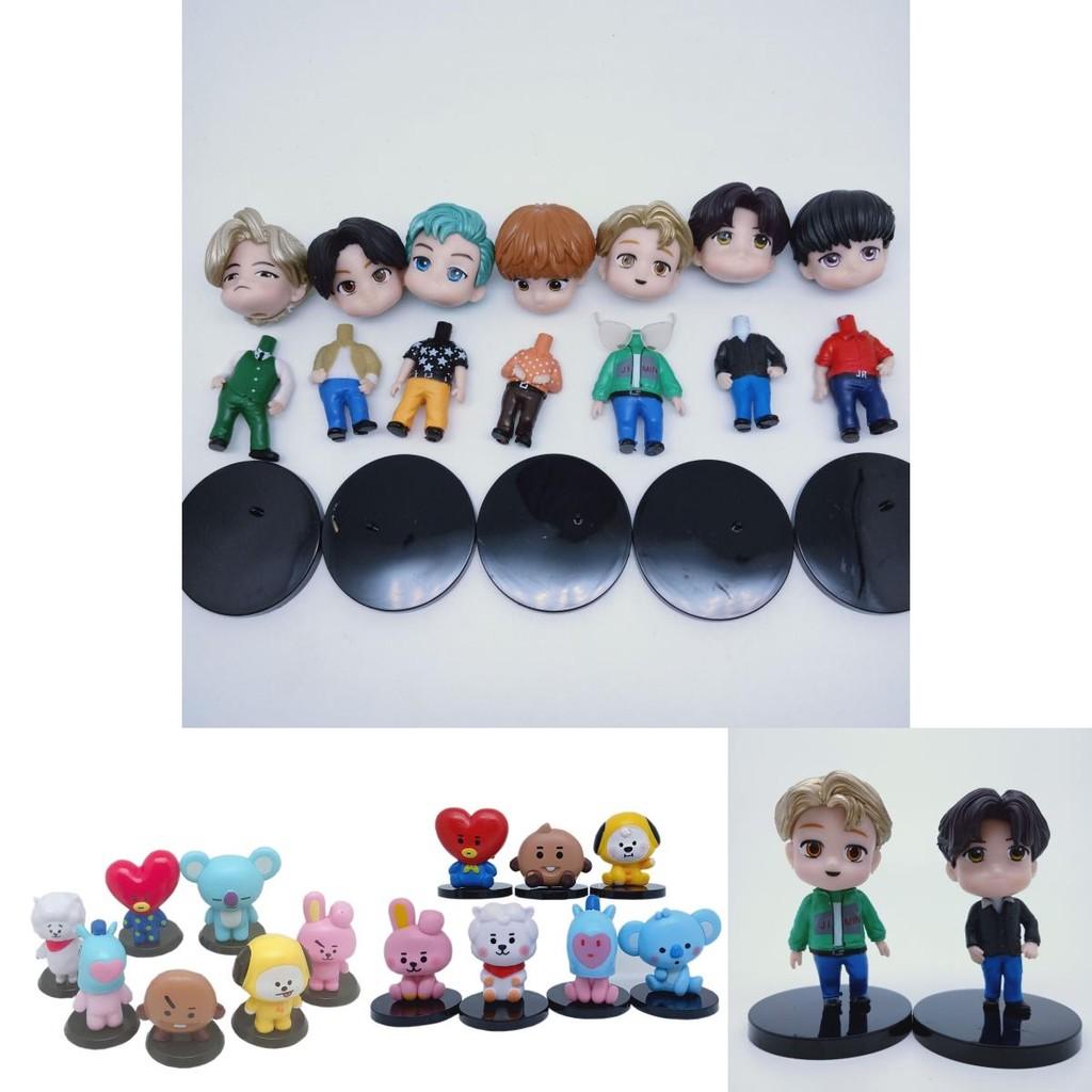 Изысканный набор из 7 фигурок звезд K-pop группы Bangtan Boys для уникального декора