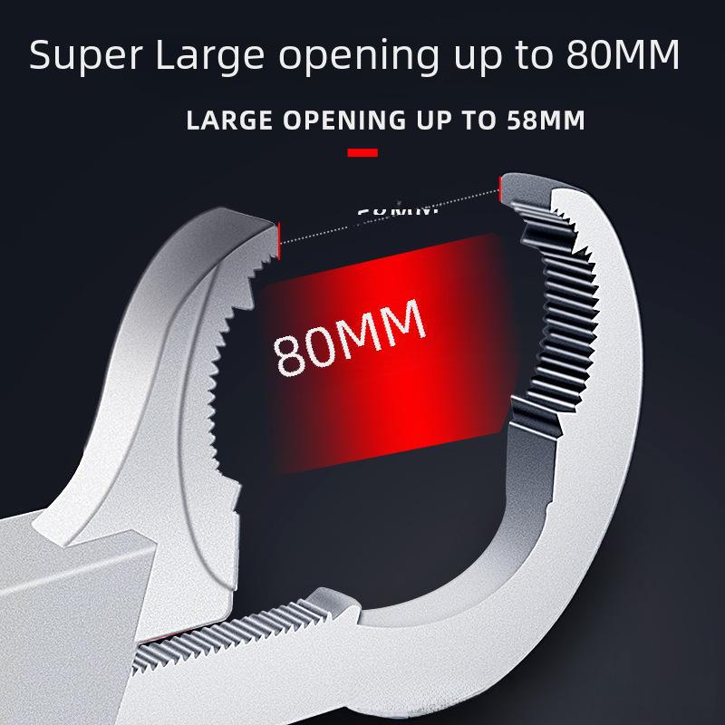 Регулируемый ключ для раковины и смесителя из алюминиевого сплава