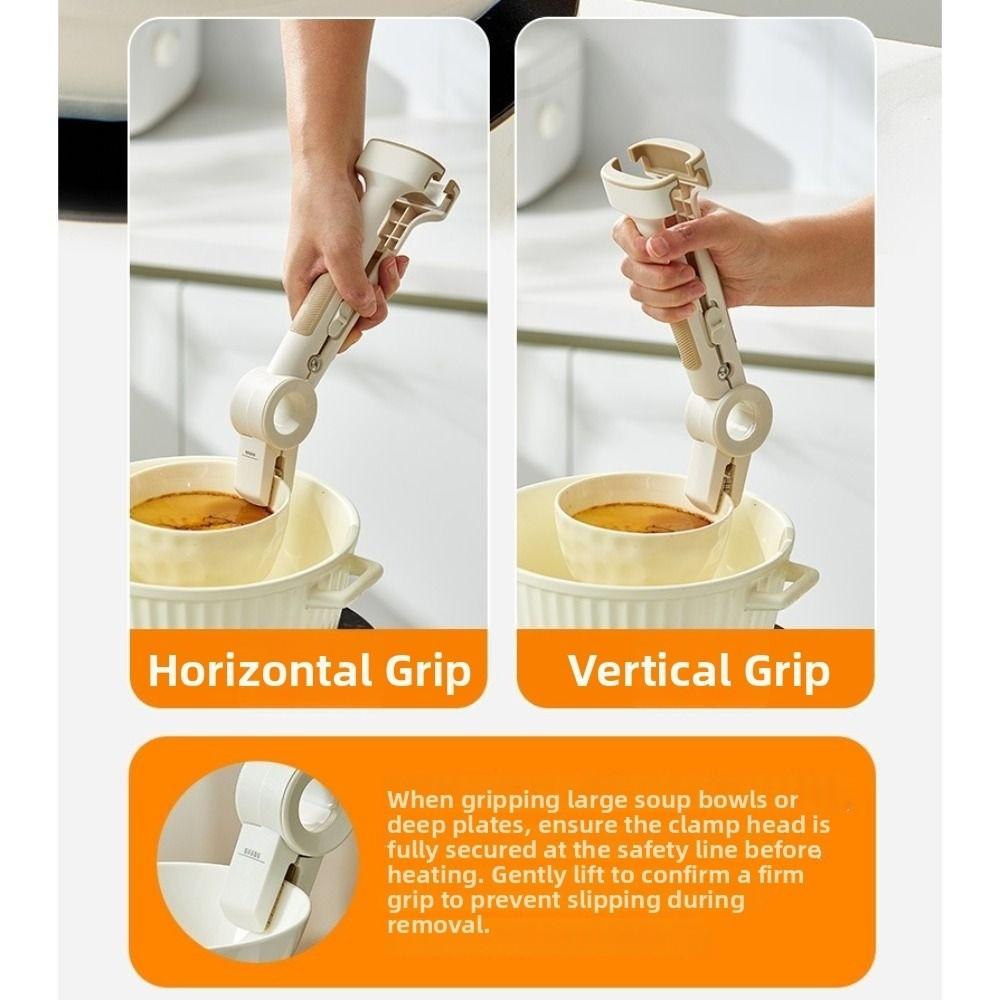 Heat-Resistant Anti Scalding Clip Non-Slip Dish Lifter Clamp Food Preparation